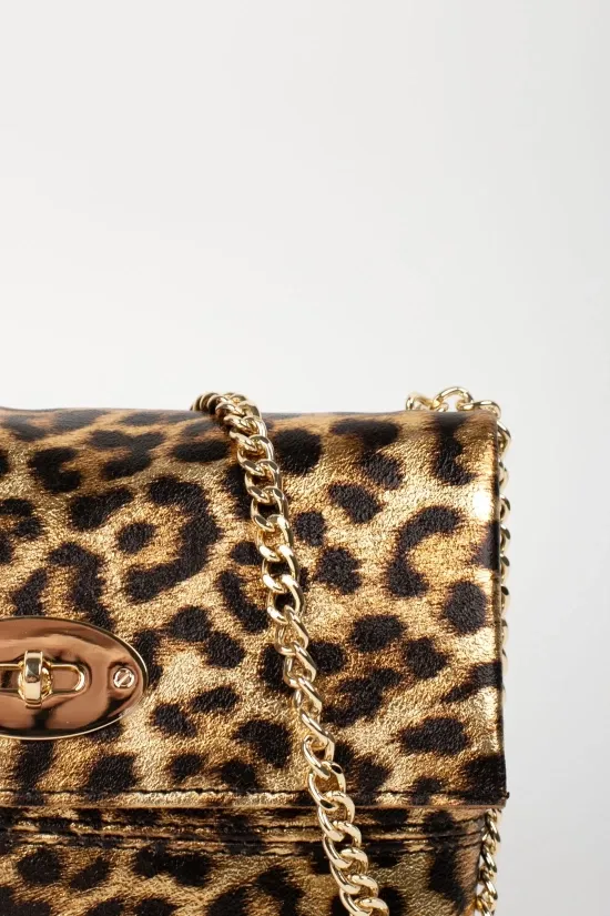bandolera annabella print - oro