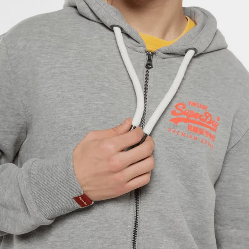 Buzo Abierto Para Hombre Vintage Vl Neon Zip Superdry