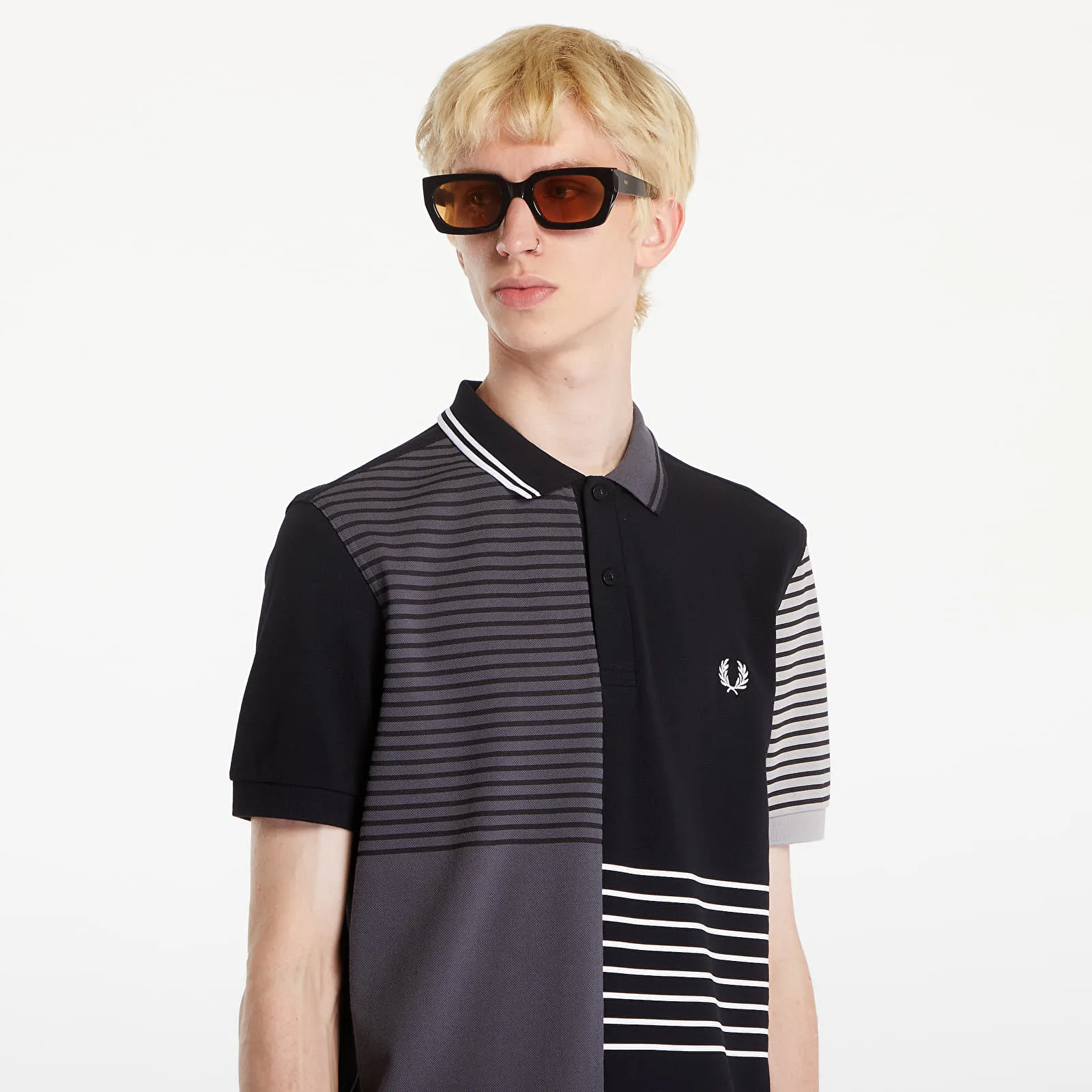 Camiseta FRED PERRY Beams Striped Panel Fp Polo T-Shirt