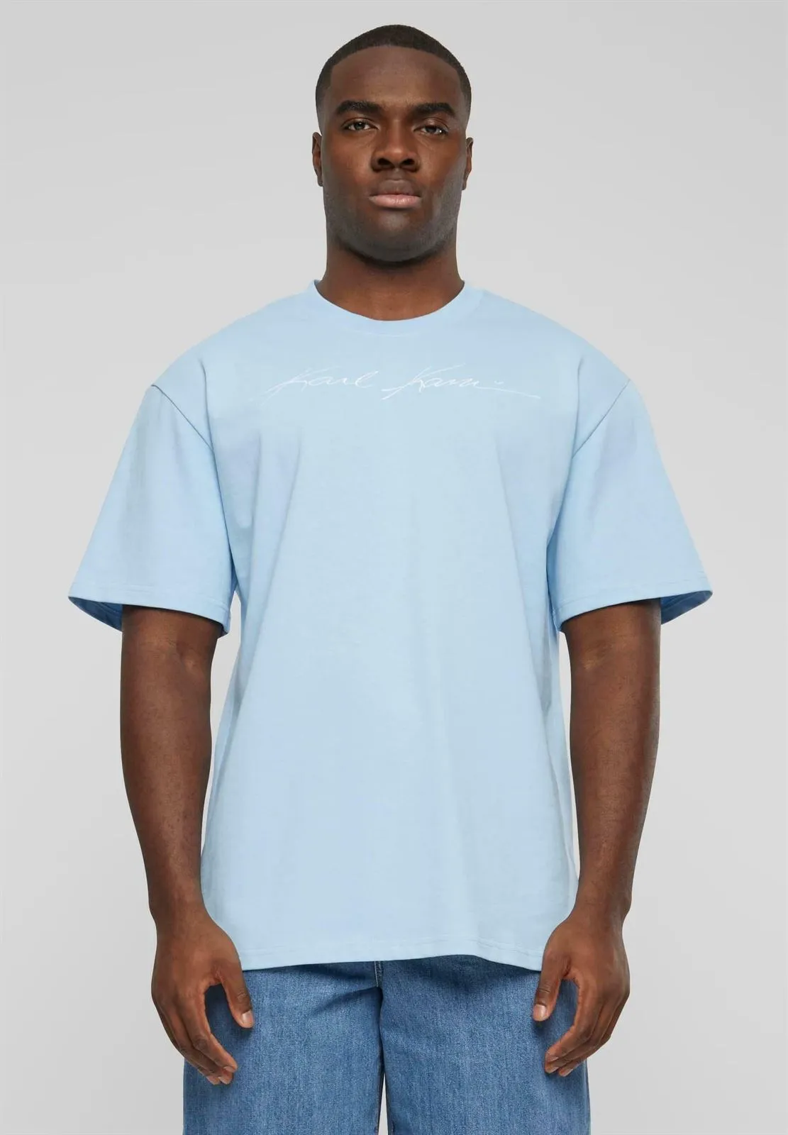 Camiseta Karl Kani 6069174 KM241-059-4 Autograph Heavy Jersey light blue