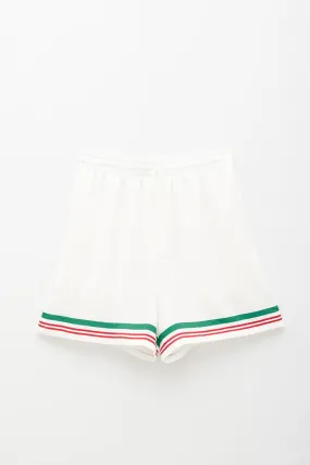 CASABLANCA CASA WAY SILK SHORTS