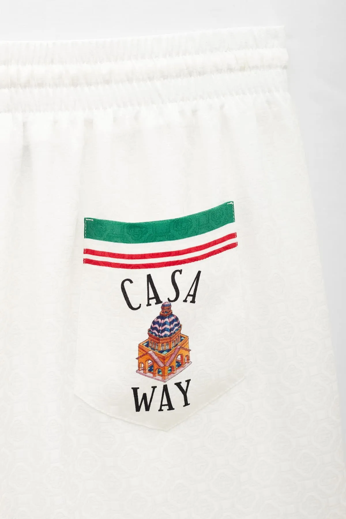 CASABLANCA CASA WAY SILK SHORTS