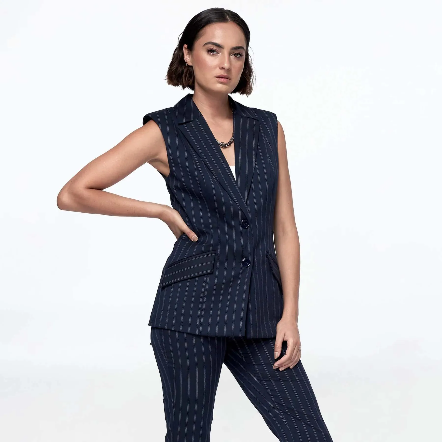 Chaleco con Rayas Criteria R22379