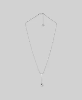 Collar pieza metálica torsionada mujer