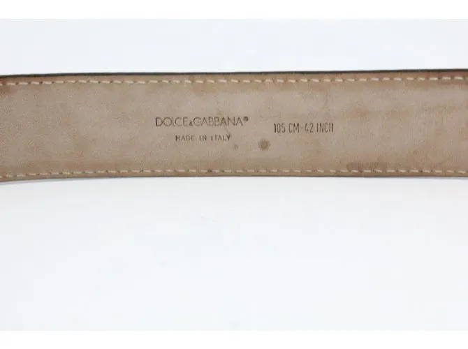 Dolce & Gabbana cinturón Negro 