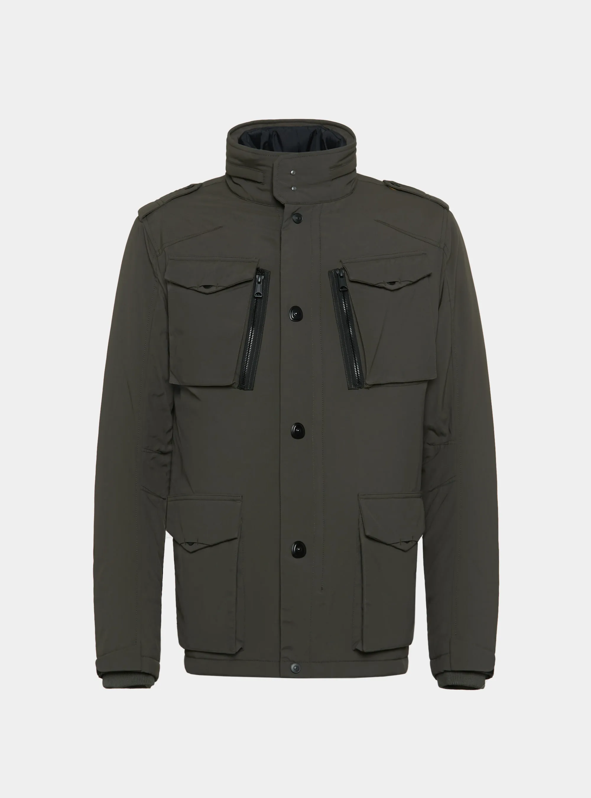 Field jacket técnica con peto desmontable