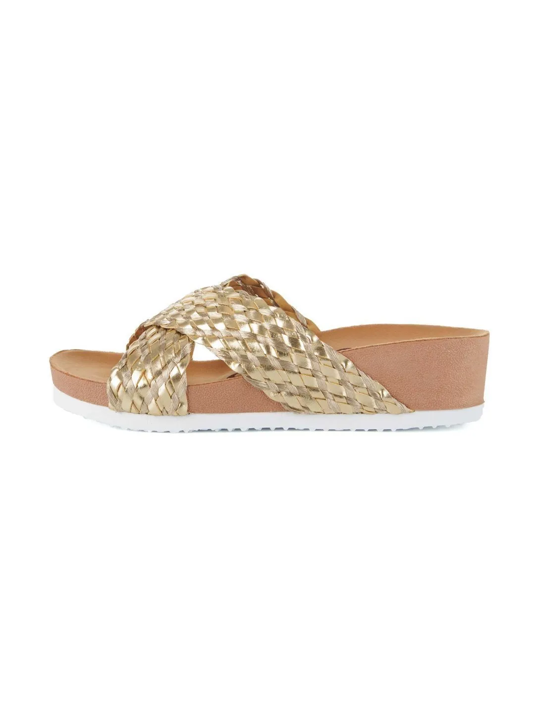 GIOSEPPO - Sandalias doradas Turiacu 68952 Mujer
