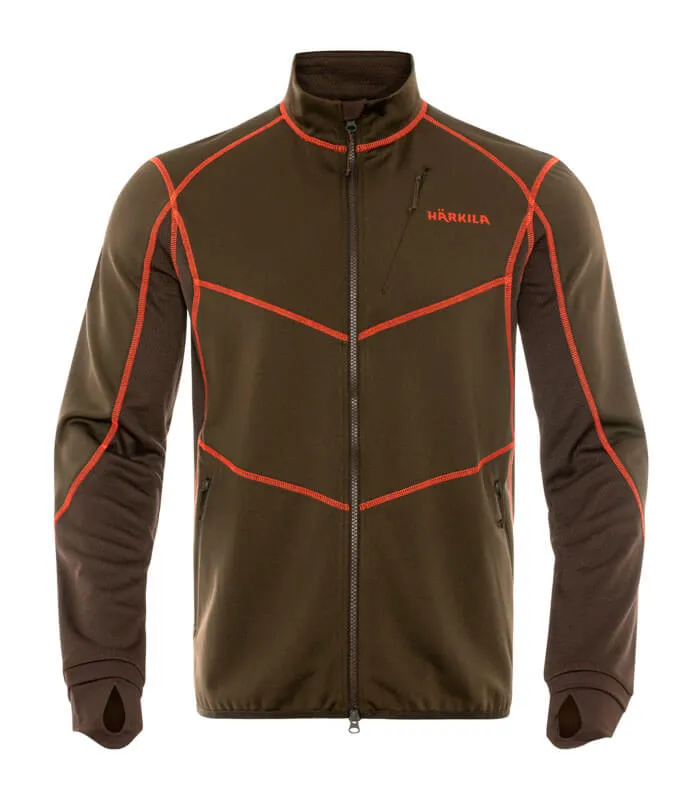 Härkila Scandinavian chaqueta polar marrón