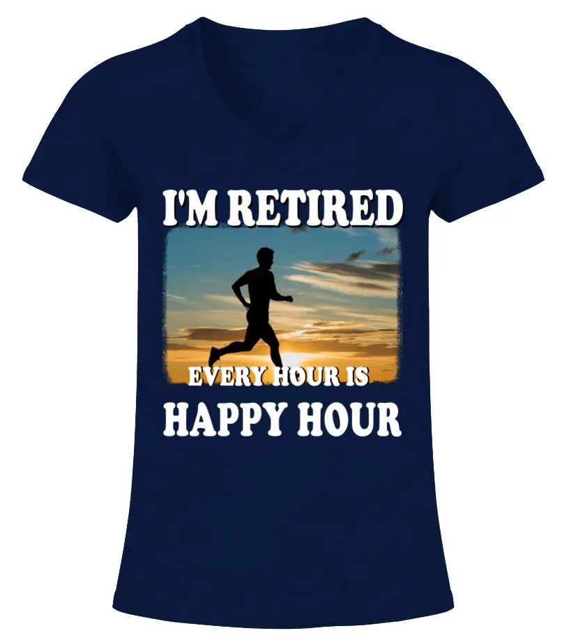 I'm Retired.. Camiseta cuello pico Mujer