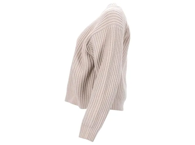Jersey de punto de lana color crudo de Acne Studios Blanco 
