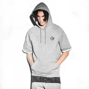 K1X Sudadera Authentic Cropped Hoody (gris)
