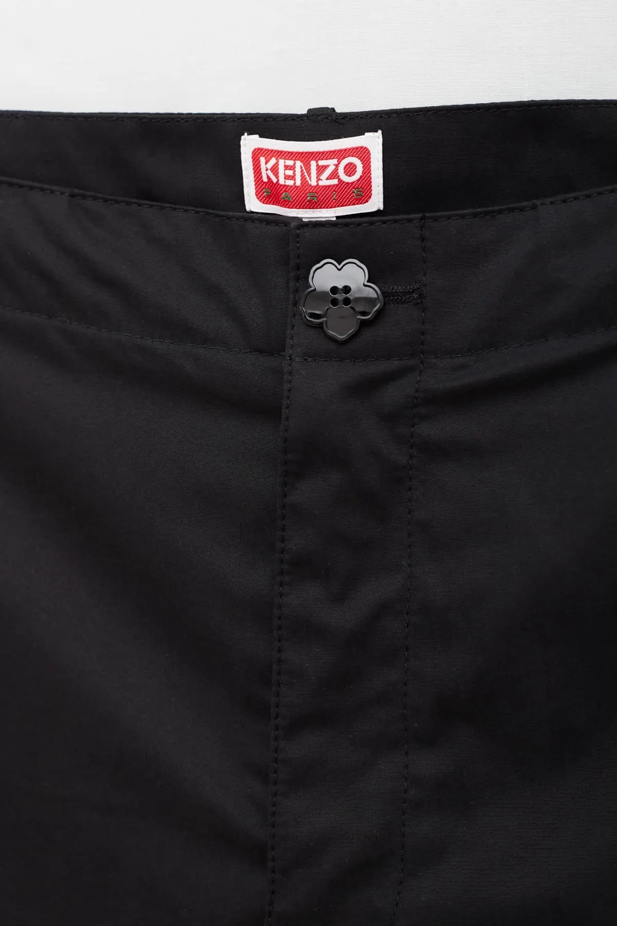 KENZO BLACK CARGO SHORTS