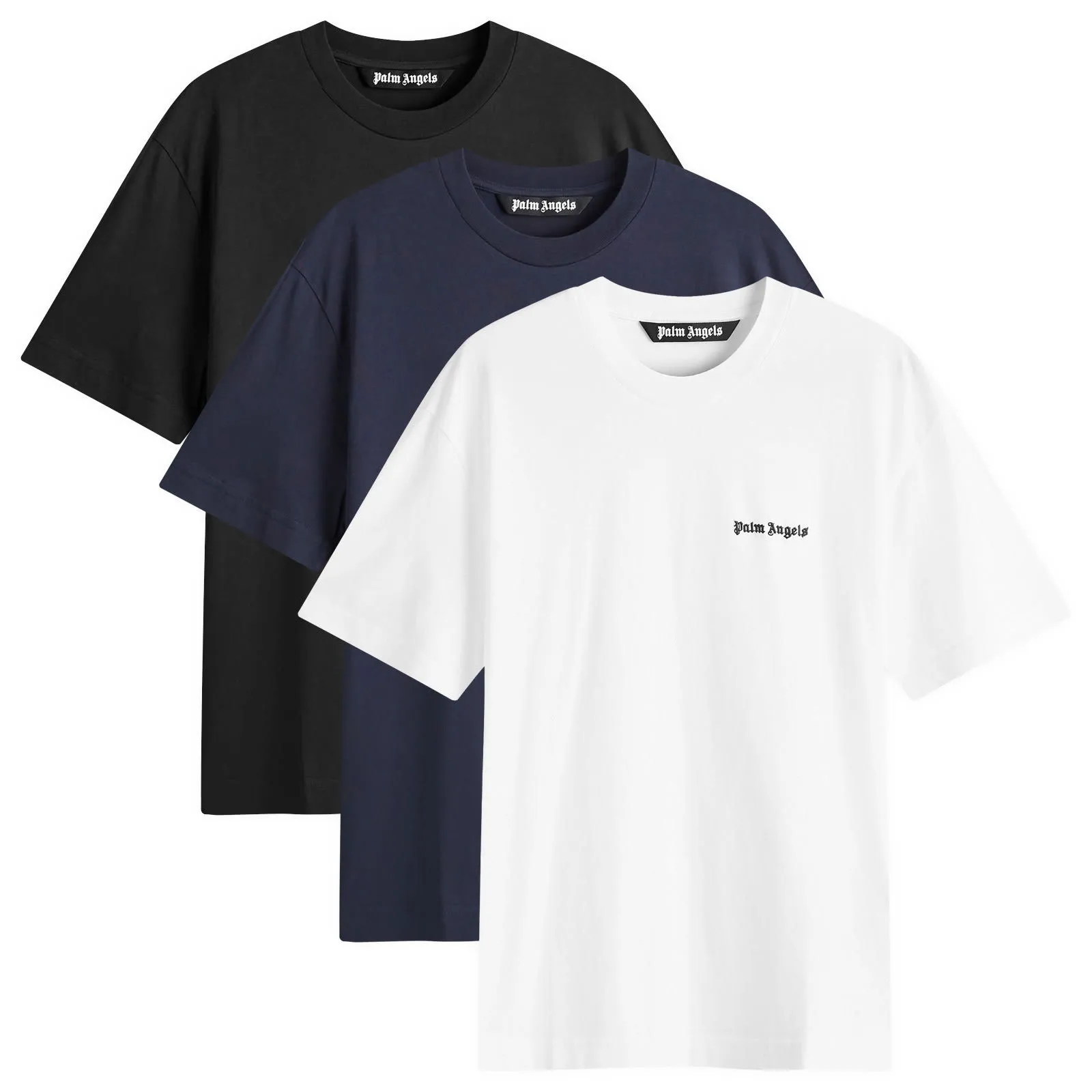 Palm Angels Logo T-Shirt 3 Pack