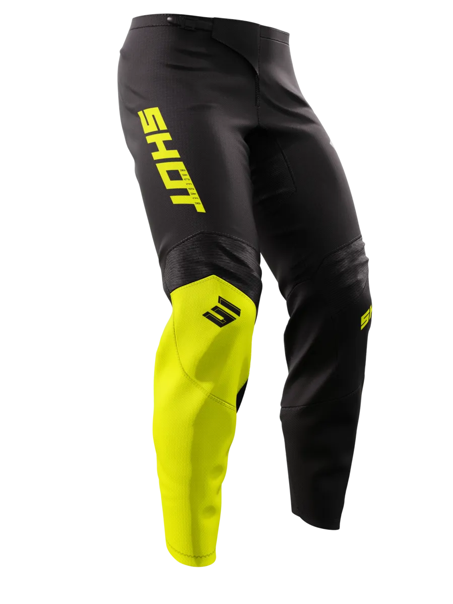 Pantalones de Cross Shot Draw Squad Amarillo Neón