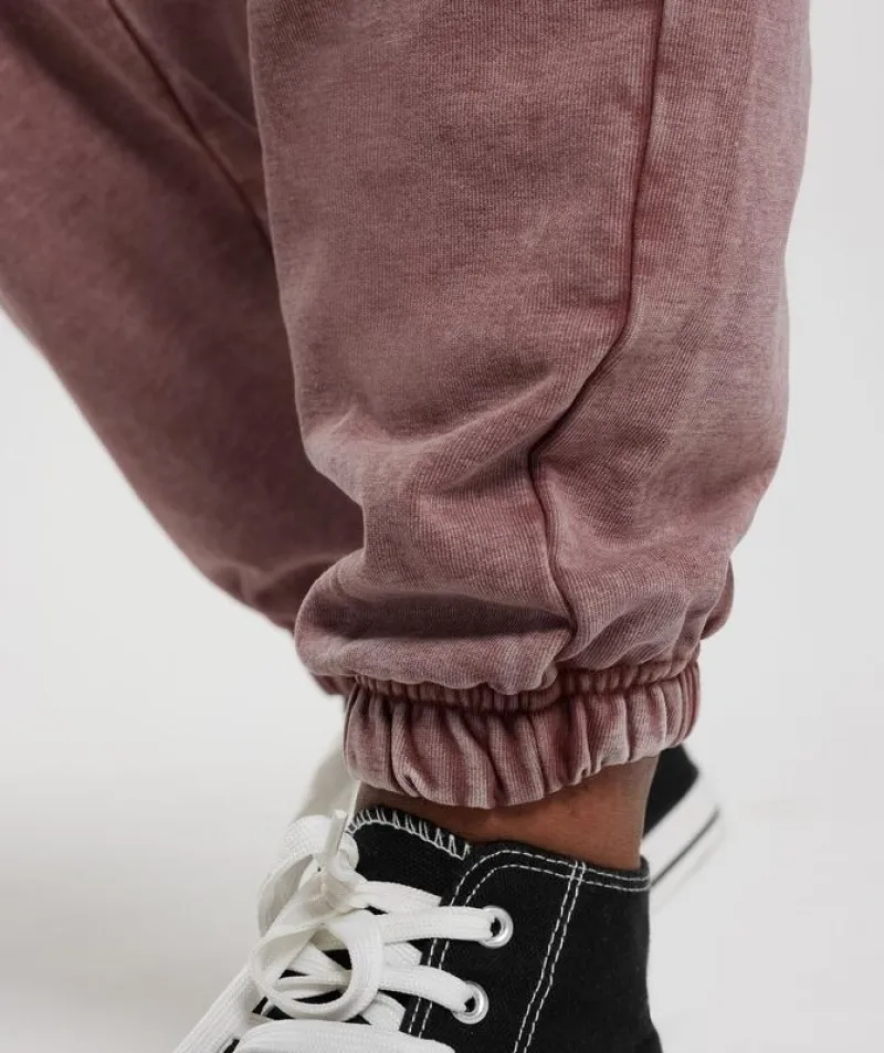 Pantalones Gymshark Collegiate Joggers Vino Granate | 816254-SZX