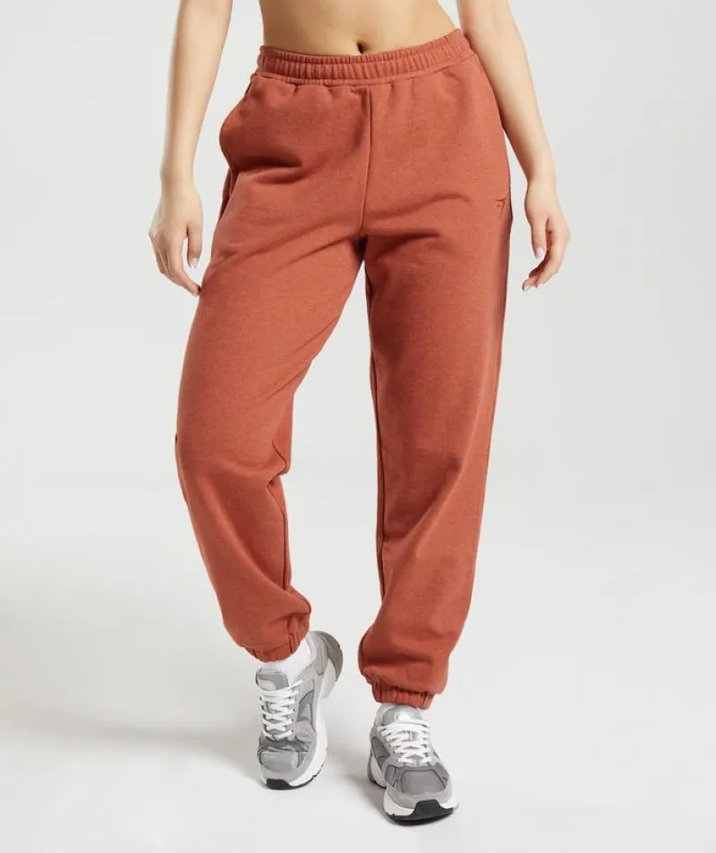 Pantalones Gymshark Rest Day Sweats Joggers Marrom | 657243-JTK