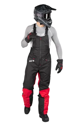Pantalones Raven Frontline Negro-Rojo 