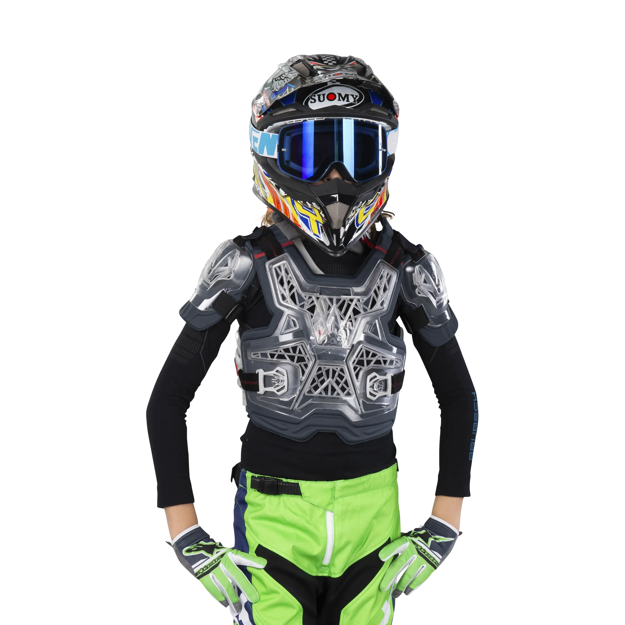 Peto Acerbis Gravity Niño Transparente