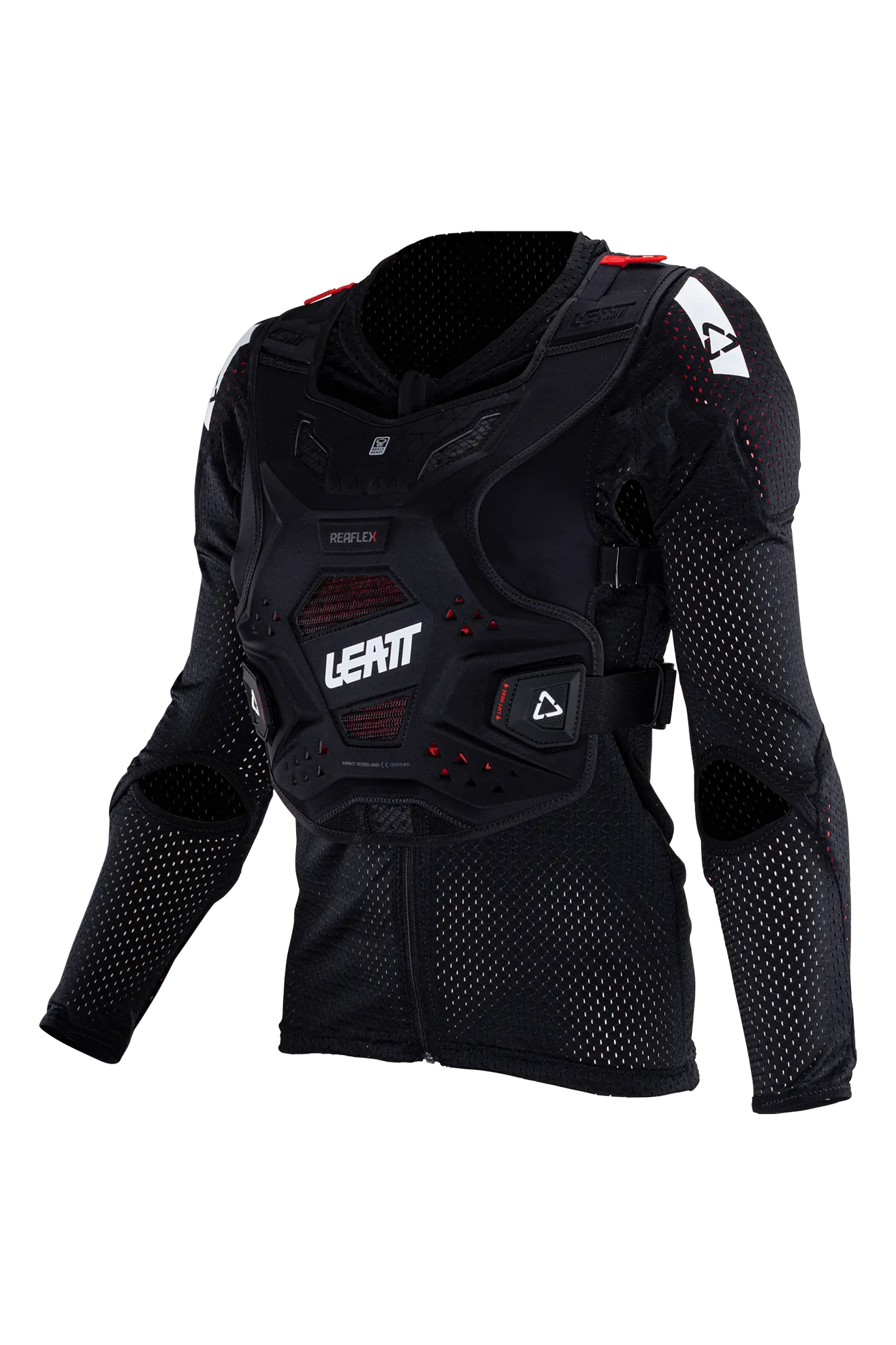 Peto de Cross Mujer Leatt ReaFlex Negro