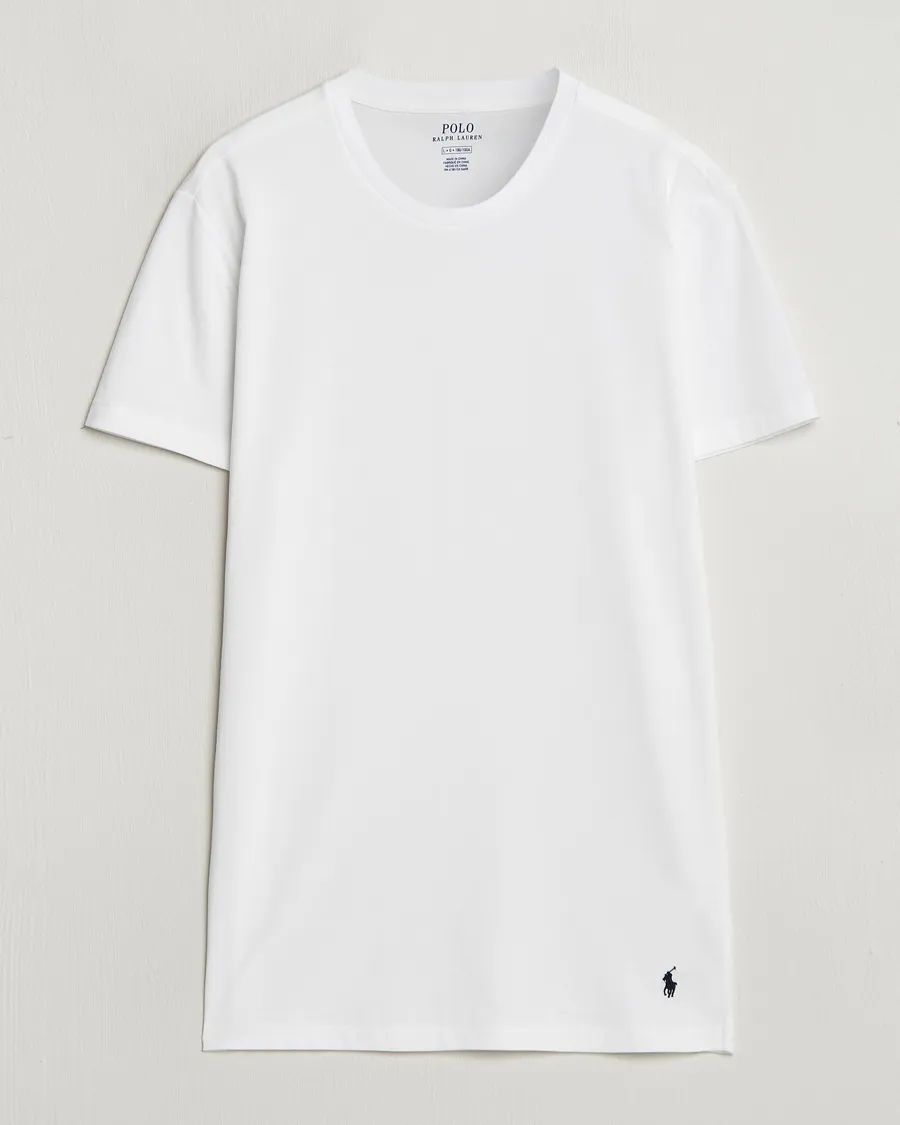Polo Ralph Lauren 3-Pack Crew Neck T-Shirt White