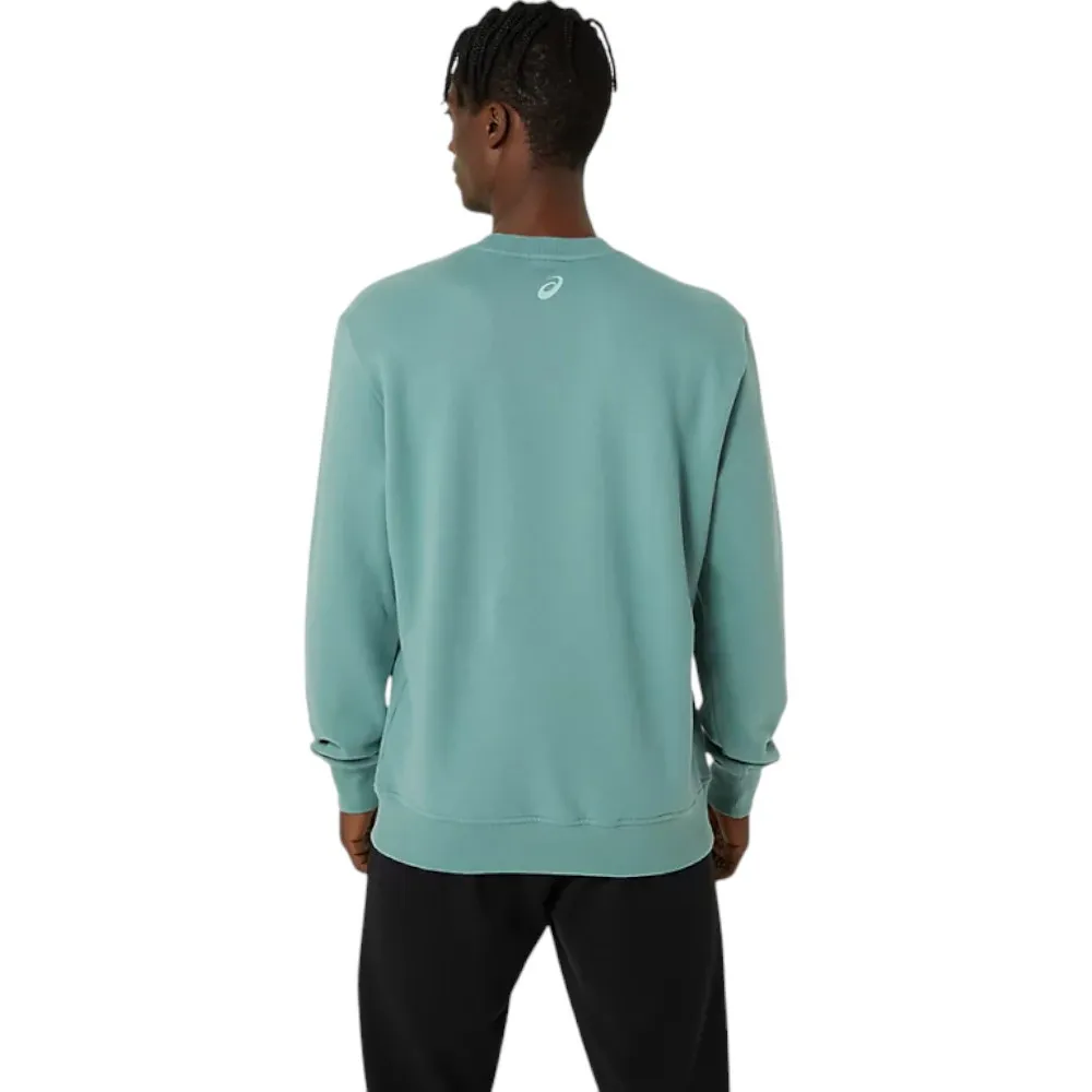 SUDADERA ASICS SWEATSHIRT VERDE 2031E192-302 HOODIE HOMBRE