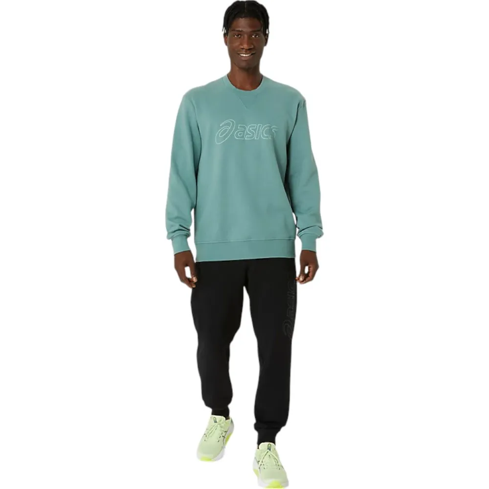 SUDADERA ASICS SWEATSHIRT VERDE 2031E192-302 HOODIE HOMBRE