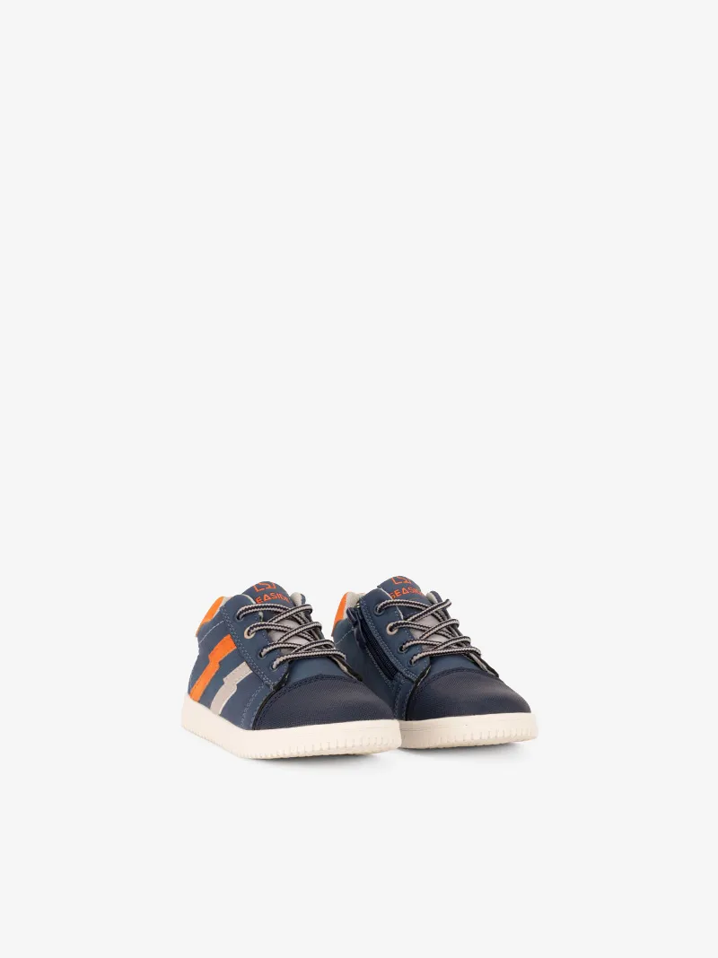 TÉNIS HI TOP COMBINADO DE ATACADOR COM CAP TOE E CUPSOLE