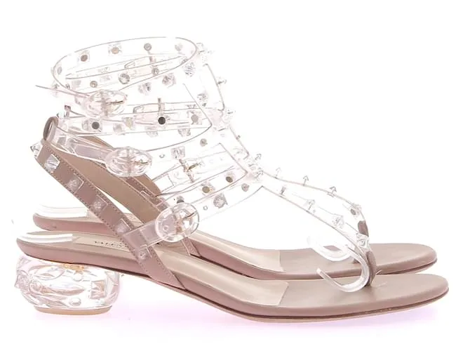VALENTINO GARAVANI Sandalias T.UE 37 el plastico 